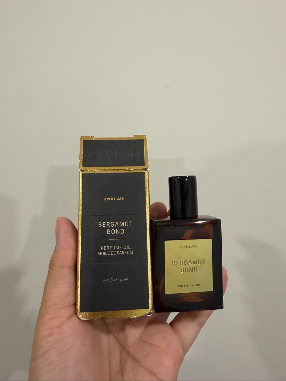 Cyklar Bergamot Bond Roll-On Perfume Oil with Musk, 15ml